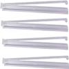 (4PCS) Rainbow Mahjong Rack and Pusher Combo,Unisex, 4 Count, Multicolor, Plastic, No Assembly Required (Black) (Creamy White) view 1
