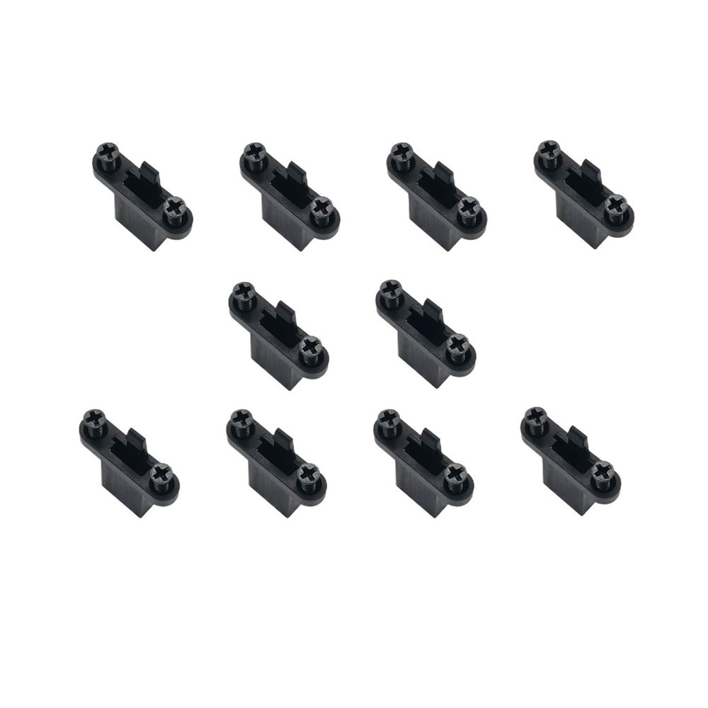 10pcs Servo Connector Bracket Mount Connector Compatible with RC Aircraft Model Universal
