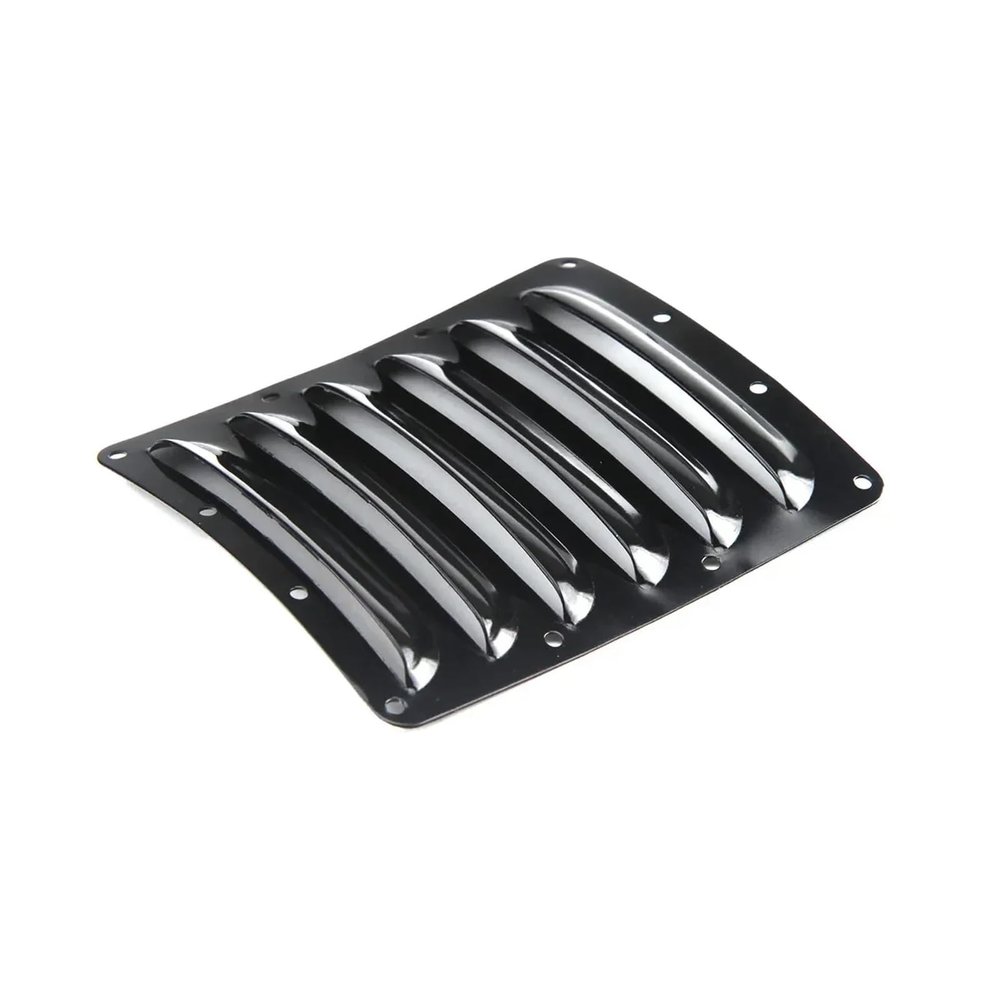 2 Pieces Aluminum Fairing Heat Sink Compatible RC Aircraft Model Cooling Parts Universal(Small Black)