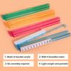 (4PCS) Rainbow Mahjong Rack and Pusher Combo,Unisex, 4 Count, Multicolor, Plastic, No Assembly Required (Black) (Baby Green) view 4