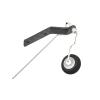 1 Set Carbon Tail Wheel Aircraft Landing Gear Compatible with RC Model 50E Aircraft Universal view 3