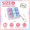 2 Pcs Keyboard Fidget Toy, Fidget Clicker Keyboard Keychain, Loud Keyboard Fidget for Adult to Relife Stress Pass Time view 2