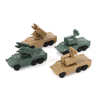 ViiKONDO 4 PCS 1/144 Military Model Kit HQ-7B Launcher and Radar Vehicle