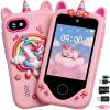 Kids Smart Phone for Girls, Touchscreen, 64GB Card Birthday Gifts for Girls Age 3, 4, 5, 6, 7, 8, 10 Year Old, Toddler Educational Learning Toys Phone with Dual Camera, Game, Music Player view 1
