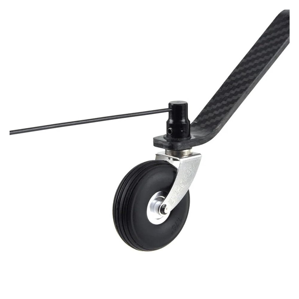 Carbon Tail Landing Gear Kit with Wheels Compatible with 30E 50E 20CC 30CC 50CC 100CC 150CC RC Model Airplane Universal(20CC - A)
