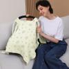 100% Muslin Cotton Car Seat Cover Baby, Carseat Canopy Cover, Universal Fit Stroller Covers for Boys and Girls (Green Beige Leaf) view 4