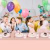 140 Pcs Pink Rose Gold Birthday Decorations for Women Golden Dot Paper Plates Napkins Cups for Baby Shower Decorations Serves 20 view 4
