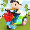 FUNNETOYU Creative Intelligent Tricycle for Boys Multi Functional Riding Fun with LED Lights Easy Installation Design for Young view 3