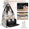KOBLEN Funny Cat Diaper Bag Backpack Baby Essentials Travel Tote Bag with Insulated Pockets Multi-functional Diaper Bags Organizer Bag for Women Men view 4