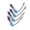 4PCS RC Set Oil Front Rear Damper Simulate Metal for 1/8 RC Car Crawler Upgrade Performance Install Quality Aluminum Alloy Material (Blue) view 2