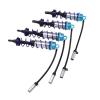 4PCS RC Set Oil Front Rear Damper Simulate Metal for 1/8 RC Car Crawler Upgrade Performance Install Quality Aluminum Alloy Material (Blue) view 3