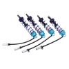 4PCS RC Set Oil Front Rear Damper Simulate Metal for 1/8 RC Car Crawler Upgrade Performance Install Quality Aluminum Alloy Material (Blue) view 4