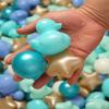 TRENDPLAY Blue Ball Pit Balls Shapes Pastel, Duck Star Shape Non Toxic for Toddlers Kids Baby Girls Boys Dogs Soft Play,Party, 200 pcs view 4