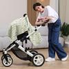 100% Muslin Cotton Car Seat Cover Baby, Carseat Canopy Cover, Universal Fit Stroller Covers for Boys and Girls (Nice Day) view 3