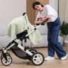100% Muslin Cotton Car Seat Cover Baby, Carseat Canopy Cover, Universal Fit Stroller Covers for Boys and Girls (Cute Elephant) view 3