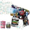 VORBLIX Bubble Gun for Kids with LED Lights & Leak-Proof Design, 10-Hole Automatic Bubble Machine Gun for Kid 3-8, Party Favors, Outdoor, Summer Toys, Birthday Gifts for Boys & Girls (Vivid) view 1