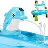 Ainibar Dolphin Water Table Pump - Rechargeable,3.5H Play,Easy Stick - On Install view 1