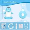 Ainibar Dolphin Water Table Pump - Rechargeable,3.5H Play,Easy Stick - On Install view 2