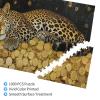 BEAROWL Leopard Guarding Gold Coins Jigsaw Puzzles,1000 Pieces, Adult Wooden Puzzle, Use Your Imagination to The FullestCreate Pattern Stories, Exploratory Hobbies and Challenges view 2