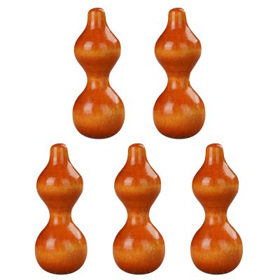 5Pcs Finger Spinning Gourd Toys  Gourd Fidget Spinner Handheld Fidget Toy for Adults, Stress Relieve, Peach Wood Desk Toy, Gifts for Men and Women