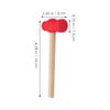 DECHOUS Kids Hammer Toy: Plastic Simulation Small Hammer with Wood Handle Pretend Play Props Educational Toy - Safe and Lightweight, 6.29 Inch, Indoor Outdoor Activities view 2
