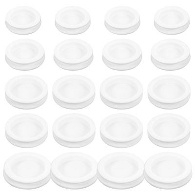 STOBOK 20pcs Piggy Bank Stoppers Replacement Piggy Bank Plugs Bulk Round Money Saving Box Plug Silicone Seal for Coin Jar Accessories Various Sizes