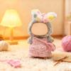 15 17cm Doll Clothes(NO Doll), Cute Dolls Outfit Accessories with Knitted Dress + Hair Clip + Bag, Small Kawaii Clothes Set for Dolls view 2