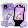Kids Phone for Girl Toys, Christmas Birthday Gifts for Age 3-10 Year Old Girls Boys Toys, Kids Toddler Smart Phone, Detective Educational Learning Toys with 2.8" Touchscreen, Music Video Game (Purple) view 1
