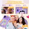 Kids Phone for Girl Toys, Christmas Birthday Gifts for Age 3-10 Year Old Girls Boys Toys, Kids Toddler Smart Phone, Detective Educational Learning Toys with 2.8" Touchscreen, Music Video Game (Purple) view 3