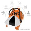 Vendhui Love Lives Here On Orange Bow Car Seat Covers for Babies, Infant Car Seat Canopy, Mom Nursing Breastfeeding Covers, Warm Carseat Canopy for Newborn view 3