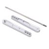 Aluminum Alloy Tilt Rod Balancing Pole, Strengthen Roll Bar Set for Wraith RR10 1/10 RC Car, Durably and Lightweight, Fine Tuning Roll and Suspension Articulation (Silver) view 3