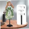 FOYTOKI 2pcs Adjustable Doll Stands Stands Brackets for Dolls Action Figures Display Home Storage Black view 2