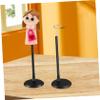 FOYTOKI 2pcs Adjustable Doll Stands Stands Brackets for Dolls Action Figures Display Home Storage Black view 4