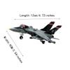 4 Pack Movie Planes Carrier Soldier Fighter Vf-17 Bravo and Echo Metal Diecast Airplane Toy Set (4 Pack VF-17 Soldiers) view 3