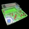 Fonowx ANT Nest Farm Insect Habitat with Feeding Section for Kids Learning, Green view 4