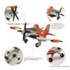 4 Pack Movie Planes No. 7 Dusty Metal Diecast Airplane Toy Set (4 Pack Dusty) view 3