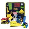 Qimihinoy Felt Story Board Set,Large Animals Felt Stroy Retelling Pieces for Toddlers,Preschool,Teachers, Speech, Therapy,Travel,Classroom (Dear Zoo (18pcs)) view 1