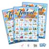 CTLHKY Travel Bingo Games Cards, Vacation Party Bingo Decor, Trip Games for Family Friends Large Group, Retirement Travel Party Activity Supplies -A15 view 1