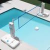 IGL Pool Volleyball Net & Pool Basketball Hoop 2 in 1, Height Adjustable Volleyball Net for Pool, Poolside Basketball Hoop with Fillable Base & Stand, Includes 4 Balls & Pump view 3