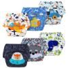AUYAO Potty Training Underwear for Boys Girls 6 Packs, Cotton Mesh Absorbent Toilet Training Pants, Toddler Reusable Washable Leakproof Pee Pants, Baby Cute Soft Thick Panties, Kid Trainer Nappies view 1