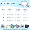 AUYAO Potty Training Underwear for Boys Girls 6 Packs, Cotton Mesh Absorbent Toilet Training Pants, Toddler Reusable Washable Leakproof Pee Pants, Baby Cute Soft Thick Panties, Kid Trainer Nappies view 2