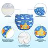 AUYAO Potty Training Underwear for Boys Girls 6 Packs, Cotton Mesh Absorbent Toilet Training Pants, Toddler Reusable Washable Leakproof Pee Pants, Baby Cute Soft Thick Panties, Kid Trainer Nappies view 3