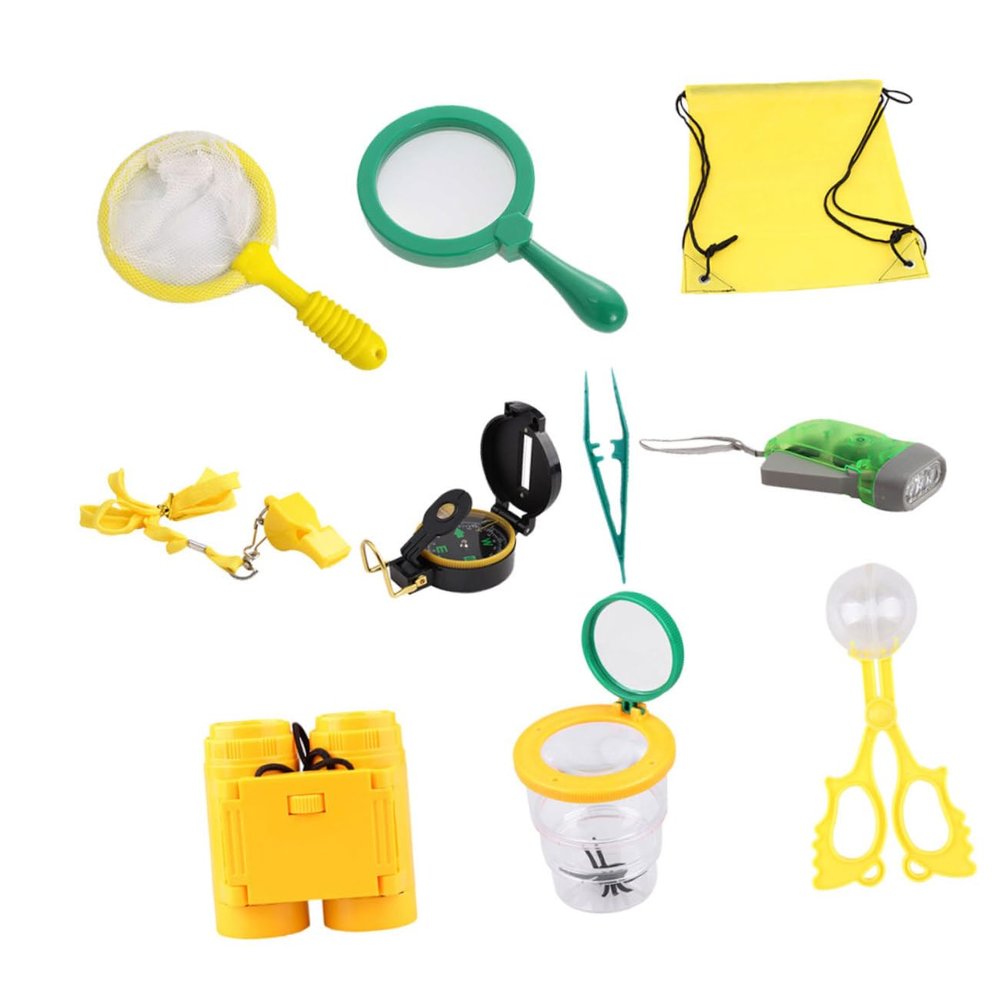 BESPORTBLE 10Pcs Wilderness Observation Kit for Outdoor Insect Observing Tools Lightweight Easy to Carry for Camping and Nature Exploration