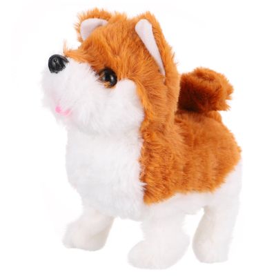 BESPORTBLE Interactive Plush Dog Electronic Walking Barking for Skin Friendly Birthday Present for Engaging Plush Experience