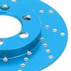 Ylwxzenith 4pcs Aluminum Alloy RC Brake Disc Caliper Set for 2.2 Inch Wheel 1/10 RC Crawler Car (Blue) view 3