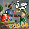 Pixel Super Bro Birthday Party Decoration Toys mini Karaoke Machine for Kids Boys Toys Age 4-6 Toys for Boys Birthday Gifts for 4 5 6 7 8 9 10 Years Old Boy Toys Age 6-8 with 2 Microphones view 2