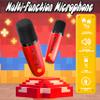 Pixel Super Bro Birthday Party Decoration Toys mini Karaoke Machine for Kids Boys Toys Age 4-6 Toys for Boys Birthday Gifts for 4 5 6 7 8 9 10 Years Old Boy Toys Age 6-8 with 2 Microphones view 3