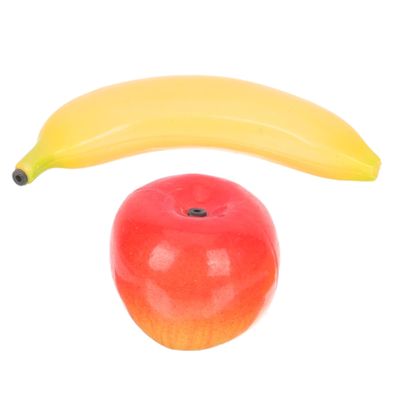 VANZACK 2Pcs Musical Fruit Percussion Instruments Early Educational for Apple Banana Design Develop Music Skills for Playtime Sensory Learning