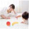 VANZACK 2Pcs Musical Fruit Percussion Instruments Early Educational for Apple Banana Design Develop Music Skills for Playtime Sensory Learning view 3
