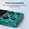 GiipGoop RG35XX Pro Handheld Game Consoles RG35XXPro Retro Gaming Console with 64GB Card 4353 Games Video Game Console Pocket Arcade Support 30+ Simulators WiFi Bluetooth HD Output Transparent Teal view 3